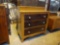 BUTLER CHEST W/GLVOE BOX & GLASS KNOBS