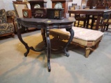 2 MARBLE TOP TABLES