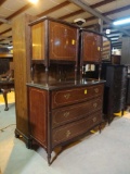 INLAID 3 DRAWER CHEST & NIGHT STANDS