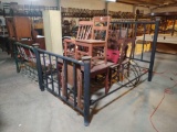BEDS, CHAIRS, METAL CABNET & MISC