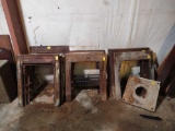18 CAST IRON FIRE PLACE COVERS