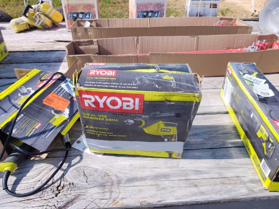 RYOBI 5/8" HAMMER DRILL(2)