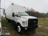 2016 Ford F-650 BOX Truck, VIN # 1FDNF6DC4GDA02408