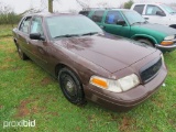 2003 Ford Crown Victoria Passenger Car, VIN # 2FAFP71W33X198165