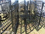 BLACK IRON DEER ENTRY GATE