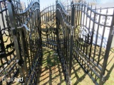 BLACK IRON DEER ENTRY GATE