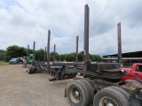 40 FT SHOPBUILT 4 BOLSTER DROP DECK LOG TRAILER