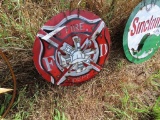 Fire Department Metal Sign