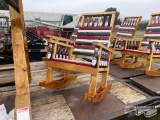 WOODEN ROCKING CHAIR