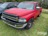 1996 Dodge Ram Pickup Pickup Truck, VIN # 1B7HC16Y9TS693558