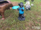 STANDING ALLIGATOR STATUE