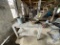 HOMEBUILT TABLE W/MISC WASHERS