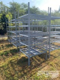 38.5X.8.5X84 METAL SHELVING