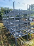 38.5X.8.5X84 METAL SHELVING