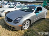 2007 Infiniti G35 Passenger Car, VIN # JNKCV54E37M901883