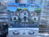 20' BI PARTING METAL GATE W/NATURE SCENE