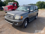 2003 Toyota Sequoia Multipurpose Vehicle (MPV), VIN # 5TDZT38AX3S139602
