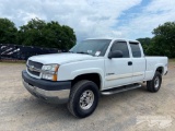 2004 Chevrolet Silverado Pickup Truck, VIN # 1GCHK29U84E192839