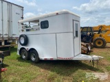 12' TWO HORSE TRAILER