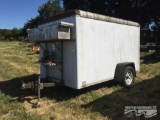 1998 WELLS 10' ENCLOSED CARGO TRAILER