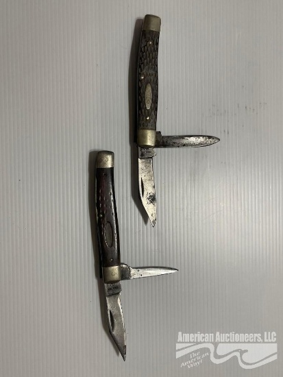(2) CASE XX POCKET KNIVES