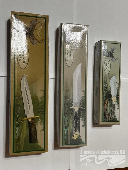 (3) FIXED BLADE KNIVES