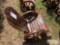 WAGON WHEEL ROCKING CHAIR