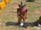 3' WOODEN COWBOY STATUE