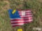 WELCOME TO MY HOME AMERICAN FLAG SIGN
