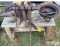 COWBOY SET UP W/ANVIL, VISE, TABLE