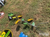 5' METAL JOHN DEERE BIRD HOUSE