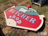 BUTCHER SHOP SIGN