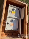 2 COMBINATION SAFES