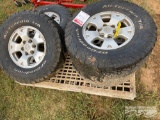 4 LT265/75 R16 TIRES & WHEELS FOR TOYOTA