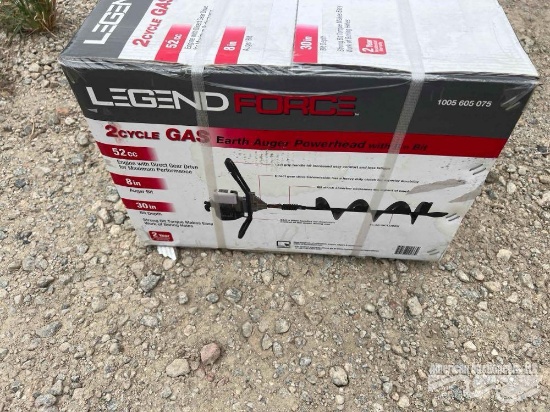LEGEND FORCE 2 CYCLE EARTH AUGER 52CC ENGINE W/ 8" & 30" BIT DEPTH