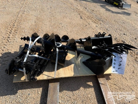 2024 MIVA MINI EXCAVATOR ATTACHMENT SET (9PCS)