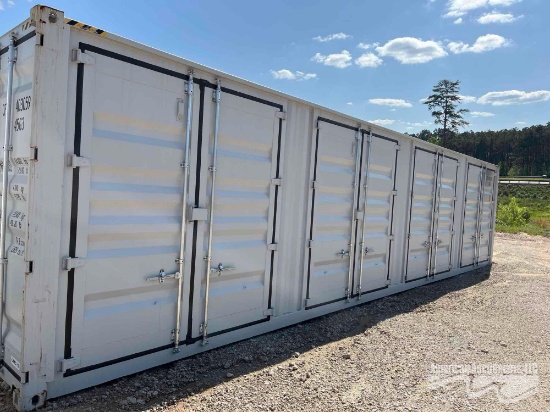 2024 40' ONE TRIP SHIPPING CONTAINER, 9'6" TALL