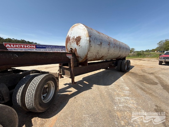34' T/A SHOP BUILT WATER TRAILER *BILL OF SALE ONLY*