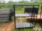 METAL SHELVING ON WHEELS