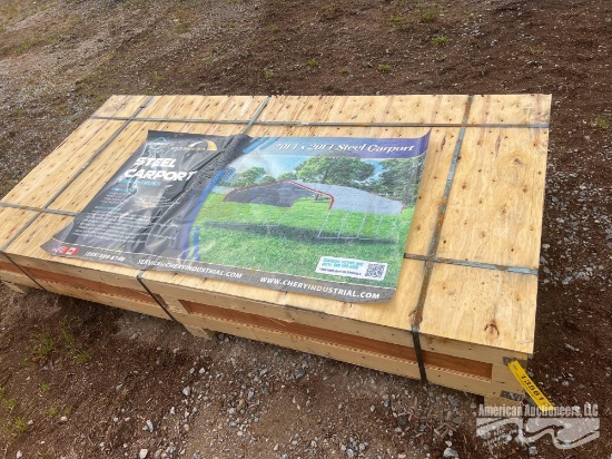 20ft x 20ft STEEL CARPORT