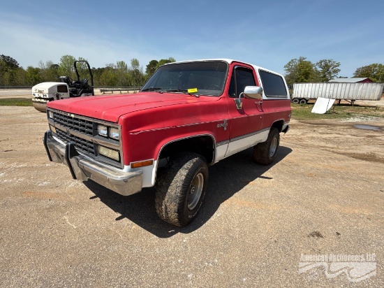 1986 CHEVROLET BLAZER MULTIPURPOSE VEHICLE (MPV)