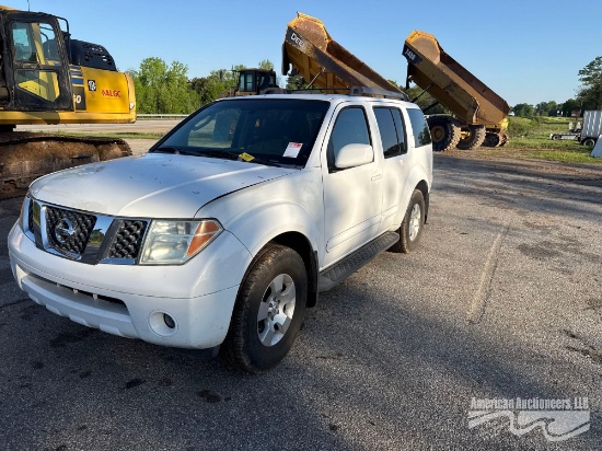 2007 Nissan Pathfinder Multipurpose Vehicle (MPV), VIN # 5N1AR18U97C632149
