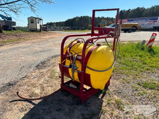 BURROUGHS 200 GALLON SPRAYER WITH PUMP