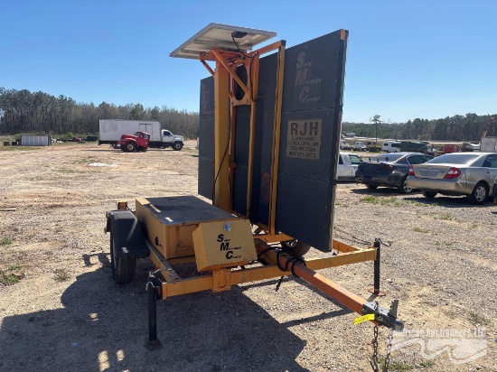 SOLAR MESSAGE BOARD/SIGN ON WHEELS