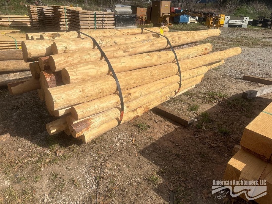 (40) MISCELLANEOUS SIZE FENCE POST