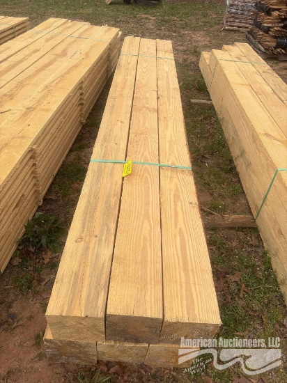 (6) PINE TIMBER 8 X 8 X 12'