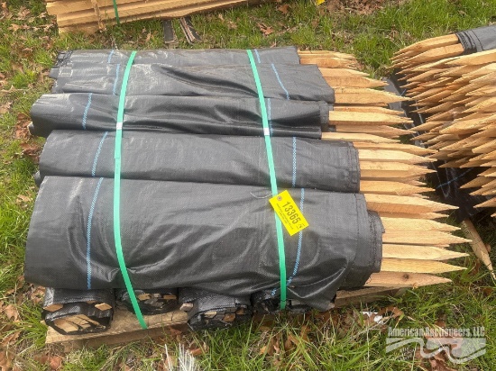 (10) HUNDRED FOOT ROLL OF SILT FENCE 1X1X4'