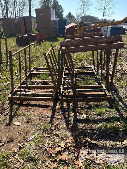FIREWOOD METAL RACKS (3)