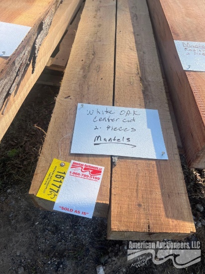 WHITE OAK FIRE PLACE MANTLE