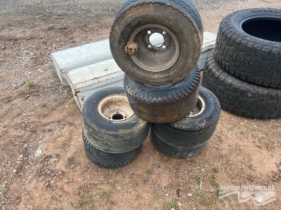 (6) GOLF CART TIRES & WHEELS 18 X 8.50-8